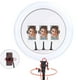 thumbnail image 3 of Aro de Luz LED Profesional 45cm Gadgets And Fun RGB iluminacion blanca y de colores 18 pulgadas, 3 of 5