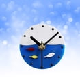 thumbnail image 3 of Blue Creative Wall Clock with Built-in Magnets for Refrigerator Ideal for Home Decoration Powered, 3 of 8