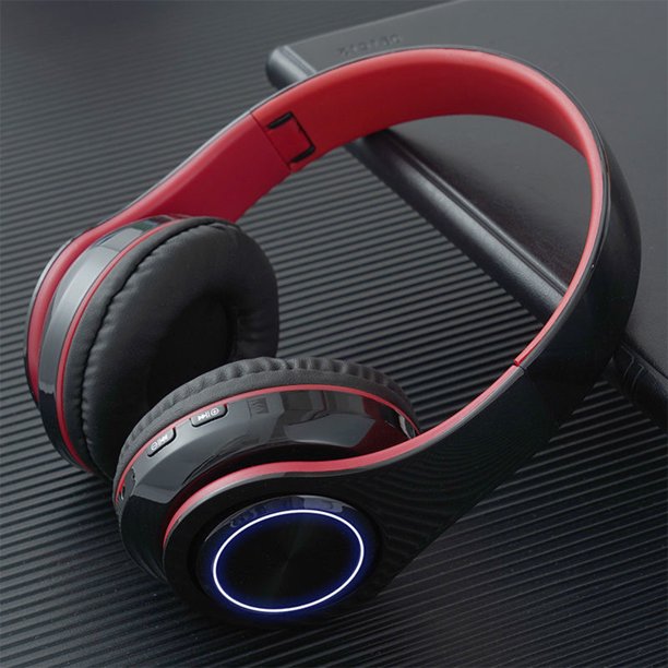 Auriculares plegables Compatible con Bluetooth 5,0 RGB luz para teléfono móvil PC deportes Likrtyny Para estrenar