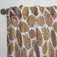 thumbnail image 3 of Designart 'Pine Cones Pattern on White' Modern & Contemporary Curtain Panel, 3 of 5