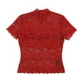 thumbnail image 2 of Blusa de punto GUESS Shayna para mujer rojo grande, 2 of 2