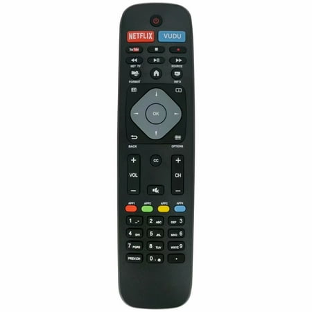 Vinabty 062801943010 Replaced Remote Control Fit For Philips TV URMT42JHG005 40PFL4901 43PFL4901 49PFL7900 65PFL7900 49PFL7900/F7 50PFL4901 43PFL4901/F7 50PFL4901/F7
