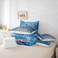 thumbnail image 4 of Erosebridal Marine Octopus Bedding Full Size, Ocean Sealife Bed in a Bag Full size, Bling Diamond Reversible Bed Set, Super Cozy Room Decor, 7 Pieces, 4 of 6