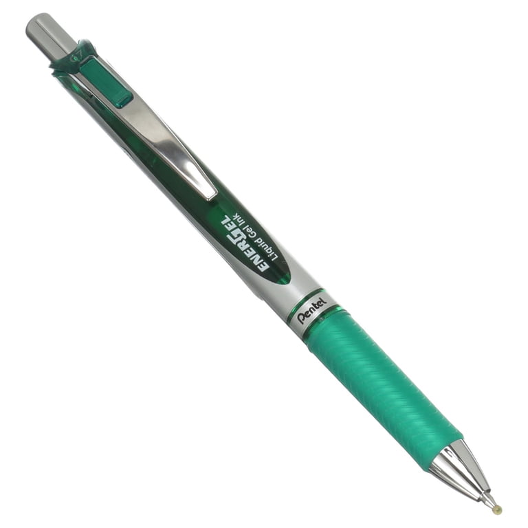 Retractable Gel Pen, Medium Point, 0.7mm, Green photo 5