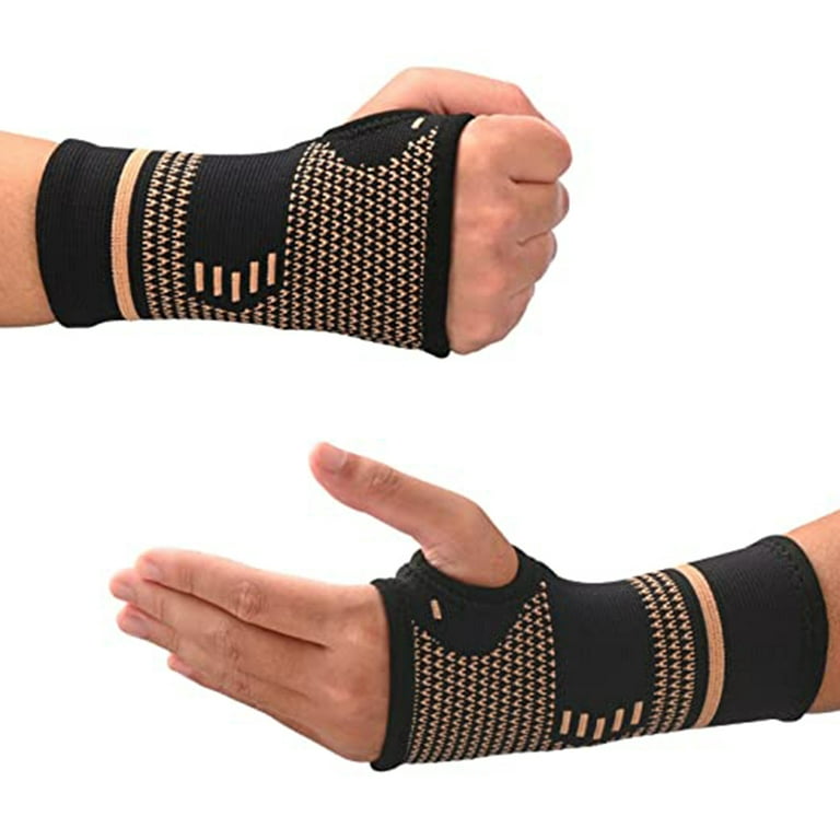 Wrist Compression Gloves Wrist Support Sleeve for Tendonitis, Golf