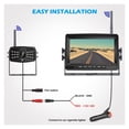 thumbnail image 3 of 7 Inch Car Monitor AHD Wireless DVR Display Vehicle Auto Screen Rear View Truck Monitors Reverse Backup Recorder Wifi Camera ,Flexible Double Bracket Installation, 3 of 7