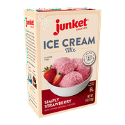 Junket Ice Cream Mix Simply Strawberry (Case of 12)