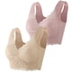 thumbnail image 1 of Gibobby Brasieres para mujer Sujetador de encaje de 2 piezas de talla grande para mujer(Multicolor,M), 1 of 5