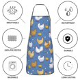 thumbnail image 6 of Fuzoiu Chicken Family Print Kitchen Cooking Aprons,Kitchen Cooking BBQ Aprons,Chef Apron with 2 Pockets for Men Women,Art Aprons for Painting Pottery Ceramics, 6 of 7