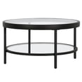 thumbnail image 6 of Henn&Hart 32" Blackened Bronze Metal/Glass Coffee Table, 6 of 8