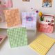 thumbnail image 3 of Bolsa de papel kraft a cuadros de colores, organizador de almacenamiento para el hogar, dulces, galletas, aperitivos, festival, regalo de Navidad, 23x15x8cm, 8 unidades, 3 of 4
