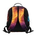 thumbnail image 5 of KUIFORTI Fire Football Boys Backpack Kids School Bag Durable Polyester Adjustable Straps Multiple Storage Pockets for Preschool Kindergarten Back to School Supplies, 5 of 7