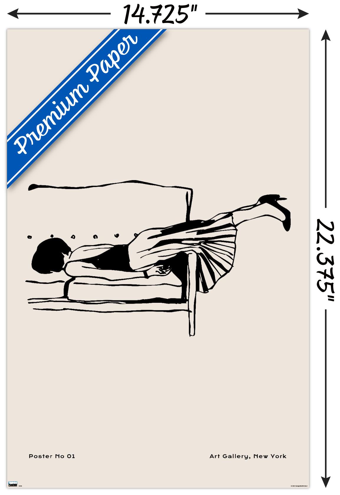 Rough Day No 01 Wall Poster, 14.725" x 22.375"