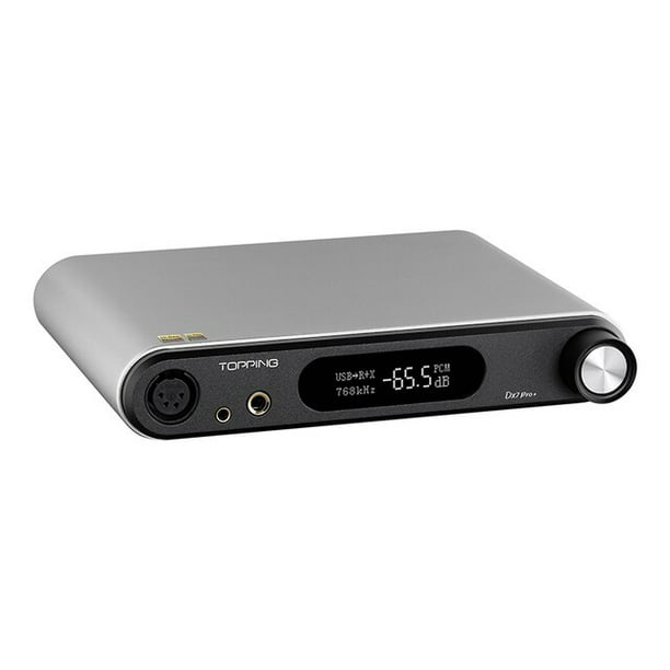 TOPPING DX7 Pro+ HiRes Audio DAC &amp; amp Bluetooth 5.1 LDAC USB DSD512 PCM768KHZ NFCA RCA Output with remote control - Walmart.com
