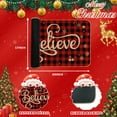 thumbnail image 3 of Alfombra AUSTAB Christmas Buffalo Plaid 43x74 cm antideslizante, 3 of 7