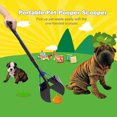 thumbnail image 2 of Mixfeer Dog Poop Scooper Long Handle Pet Poop Scooper for Outdoor Yard Dogs Cats Pick Up Waste Cleaning Tools, 2 of 10