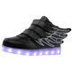 thumbnail image 4 of Zapatillas de deporte casuales para niños Yotijar LED Carga USB Negro 30, 4 of 10