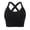 Black, variant on Women's Yoga Bra Vest with Removable Pads Wireless Shockproof Lingerie, Back Beauty Sports Bra, Seamless High Impact Workout Bralette, Breathable Athletic Tank Top, Padded Gym Support Underwear