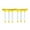 Yellow, variant on Binwennn Cat Piano for Toddlers Stick Catching Game Upgraded Drop Stick Game Coordination Training Toy Hand Eye Coordination Reaction Training Toy Suitable For Children And Adults' Drop Catch