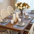 thumbnail image 6 of Placemats Set of 4 / 6, retro lighthouses anchor fish cute Placemats for Dining Table Indoor/Outdoors Heat Resistant Washable Placemats 18" x 12", 6 of 8