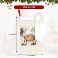 thumbnail image 4 of Honeii Brown Cat Cartoon for Christmas Stocking,Large Xmas Stocking,Holiday and Family Stocking for Fireplace Christmas Holiday Party Decoration, 4 of 7