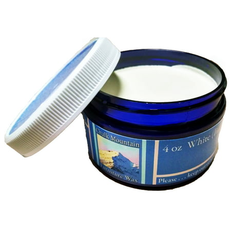 4oz ALL NATURAL White Chalk Furniture Paint Finishing Paste (Best Wax For Single Stage Paint)