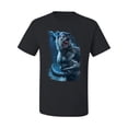 thumbnail image 2 of Wild Bobby, Werewolf Woods in the Night Scary Horror, Pop Culture, Men Graphic Tees, Black, Small, 2 of 3