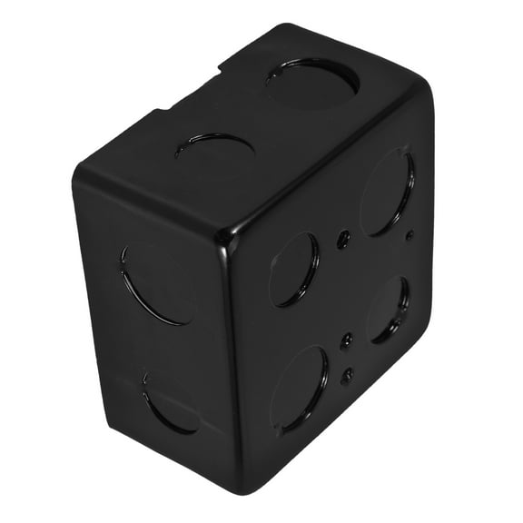 Worgeous Floor Electrical Outlet Cover for Outlets Black