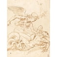thumbnail image 3 of Giulio Romano 19x24 Black Modern Framed Museum Art Print Titled - Saint Michael (C. 1530), 3 of 5