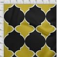 thumbnail image 4 of oneOone Polyester Spandex Olive Green Fabric Quatrefoil Craft Projects Decor Fabric Printed By The Yard 56 Inch Wide, 4 of 4