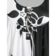 thumbnail image 3 of Talla grande ColorBlock Floral Print camiseta Rosegal  Mangas largas de talla grande, 3 of 5