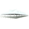 TentandTable Premium Sectional Canopy Pole Party Tent, White, 60 ft x 150 ft