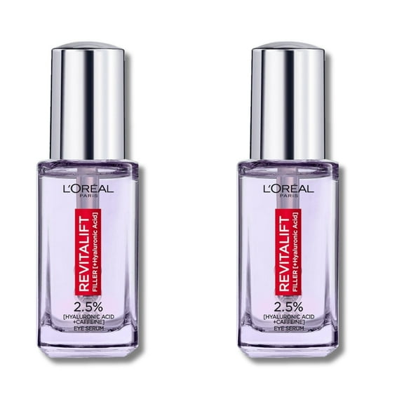 Loreal Paris Serum Revitalift Filler Hyaluronic Acid Eye Serum 20 ml 2 Pack