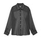 thumbnail image 5 of SAYOO Blusa femenina, solapa, botón de manga larga, blusa transparente para mujeres SAYOO moda, 5 of 8