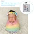 thumbnail image 3 of HLONK Photo Frame 3-Opening 27” x 23”cm White Finish Baby Handprint & Footprint Frame with Inkpad, 3 of 6