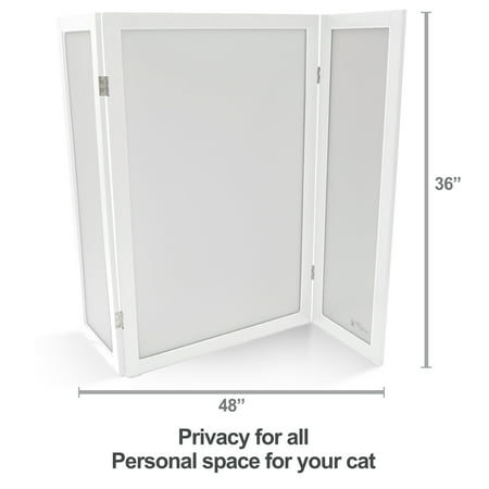 Kitty Screen - Modest Cat Litter Box Privacy Screen