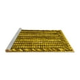 thumbnail image 2 of Ahgly Company Machine Washable Indoor Rectangle Abstract Yellow Contemporary Area Rugs, 7' x 9', 2 of 4