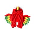 thumbnail image 2 of PET Parrot Costume, a Red Polyester Parrot-Style Costume Sized for the Selected PET Variation, for Dogs, Cats, PET Parties, Photos, and Playful Seasonal Dress-up, Red, Size S, Practical Home Use, 2 of 7