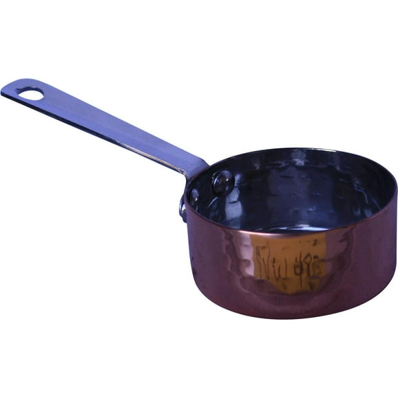 Pro Kitchen - 2.75oz Sauce Pan - SS - Copper Plated w/Handle - Precision Cooking, Compact, Heat-Conductive (1ct)