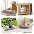 thumbnail image 4 of Cama Ortopédica para Perros Grandes, Almohadillas para Jaulas Con Funda Extraíble y Suave Piel Sintética, Lavable Con Fondo Antideslizante, 4 of 7