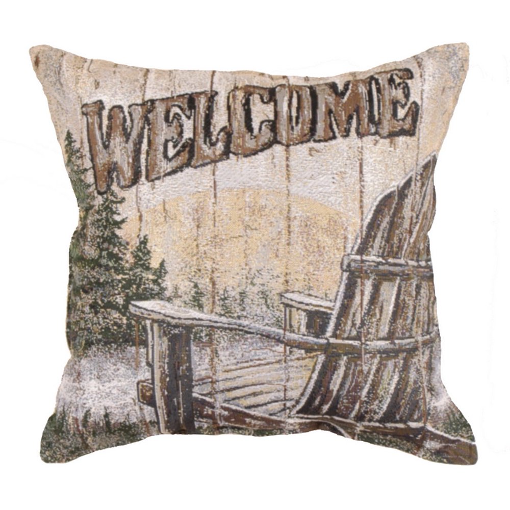 Simply Home Lake Outdoor Pillow