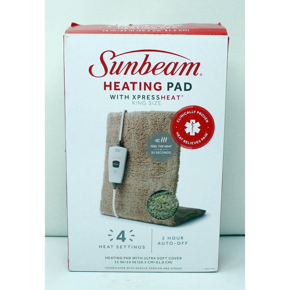 Sunbeam Heating Pad with XpressHeat King Size