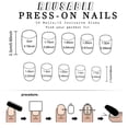 thumbnail image 4 of Press On Nail Omber Glues On Nail Acrylic False Nail Kit Reusable Uvs Finish Full Cover Stick On Nail for Women Gifts, 4 of 7