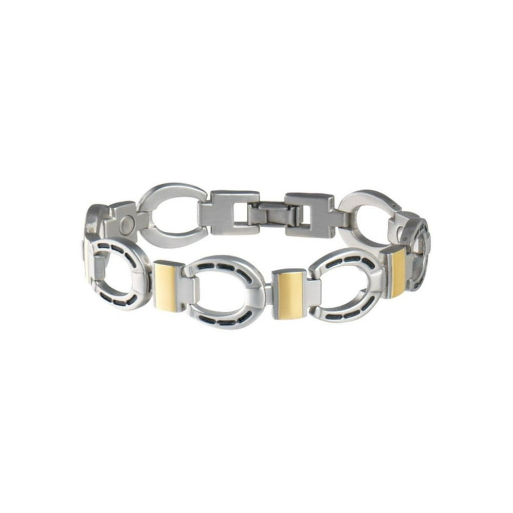 Sabona Sabona 22770 Mens Horseshoe Duet Bracelet Medium