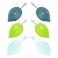 thumbnail image 1 of WASHWEPE 6pcs Artificial Leaves For Lizard Gecko Snake Climbing Accessories Secure Hideouts For Decoration Transparent, 1 of 8