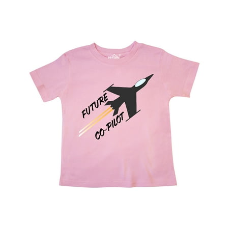 

Inktastic Future Co-Pilot Jet in Flight Gift Toddler Boy or Toddler Girl T-Shirt