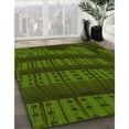 thumbnail image 2 of Ahgly Company Indoor Rectangle Patterned Dark Forest Green Area Rugs, 2' x 4', 2 of 6