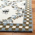 thumbnail image 3 of SAFAVIEH Chelsea Lara Bordered Wool Area Rug, Ivory/Light Blue, 1'8" x 2'6", 3 of 10