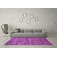 thumbnail image 3 of Ahgly Company Indoor Rectangle Abstract Purple Modern Area Rugs, 7' x 9', 3 of 4