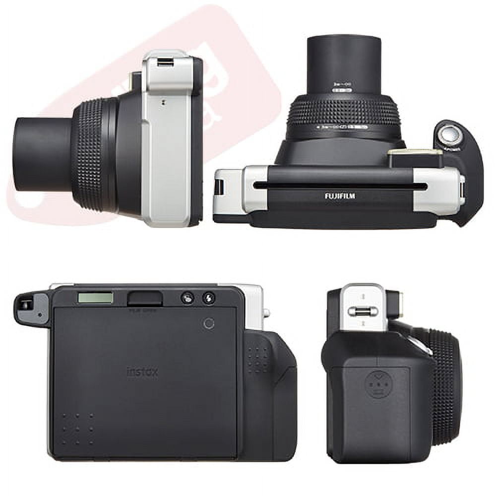 Camera Film Instant Fuji Bundle 300 + Fujifilm Black INSTAX 20 Wide